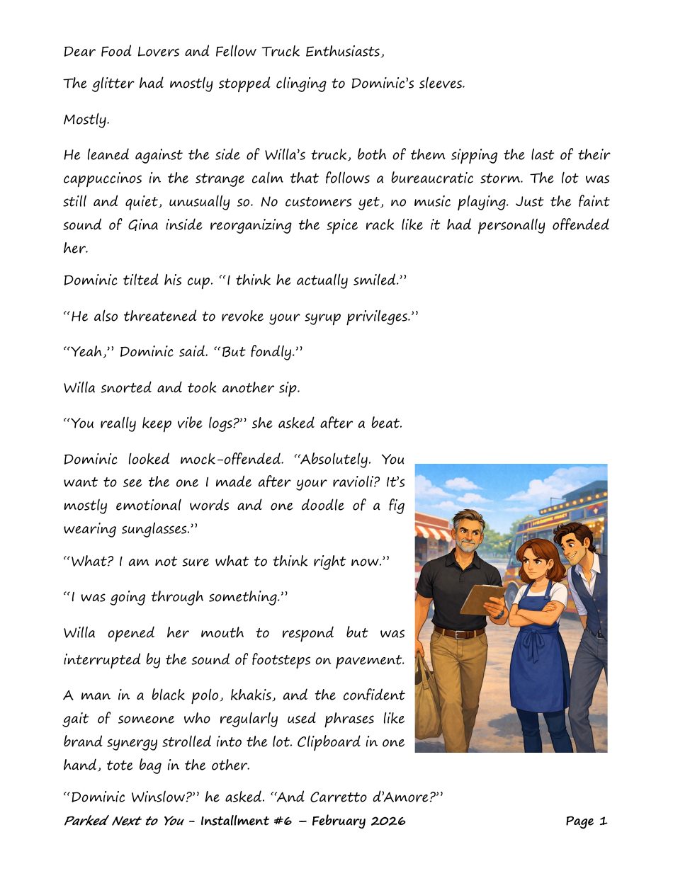 First page of Parked Next to You Installment 6